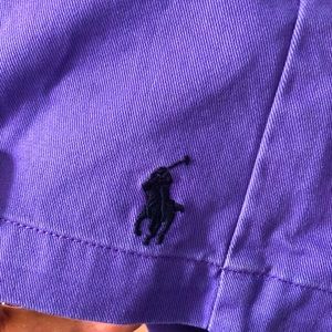 Polo Ralph Lauren purple shorts nwot sz 12